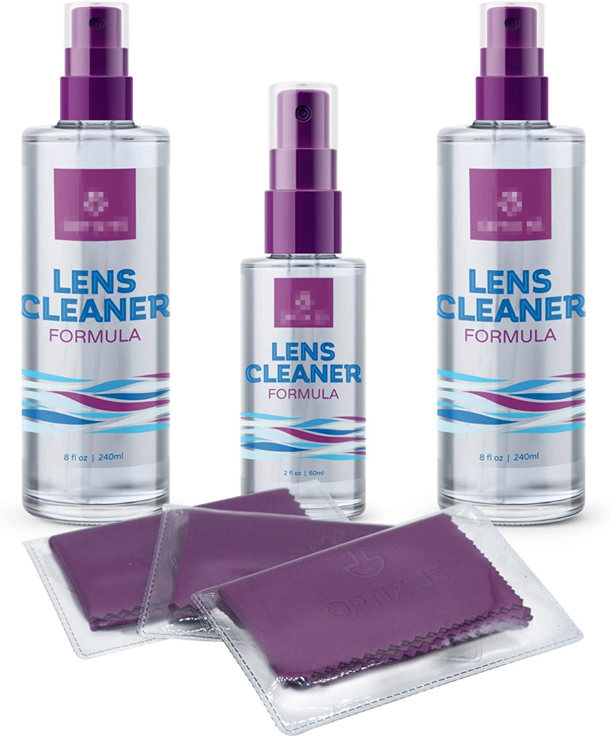 lens cleaner spray alcohol and ammonia free